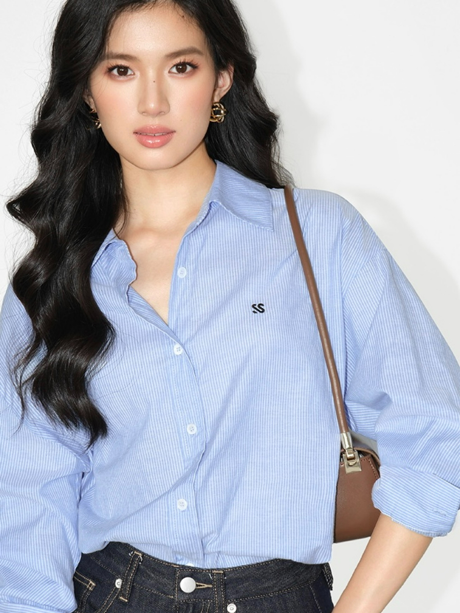 Jrue Oversized Shirt-The Black Bow-