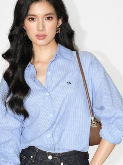 Jrue Oversized Shirt-The Black Bow-