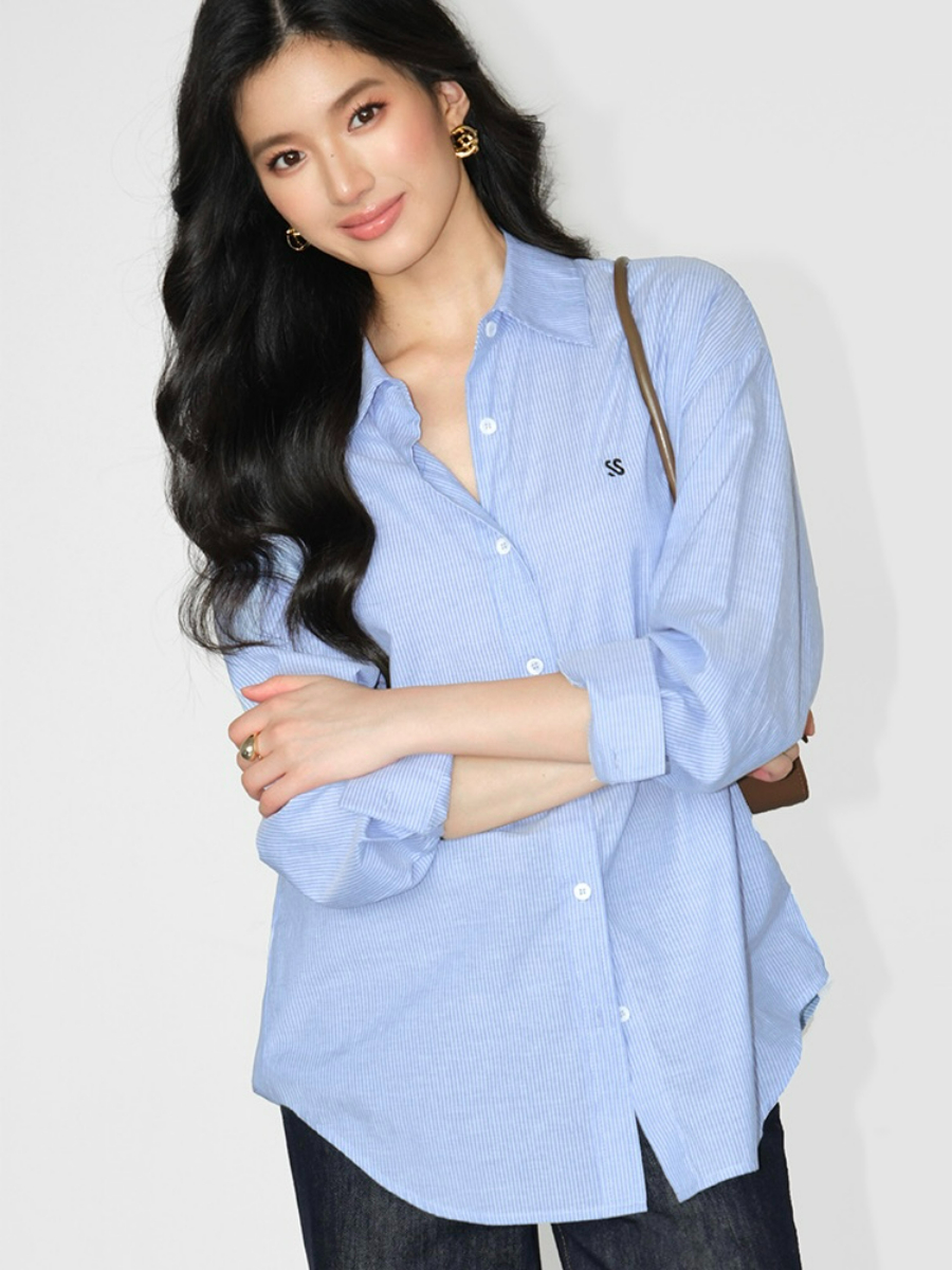 Jrue Oversized Shirt-The Black Bow-