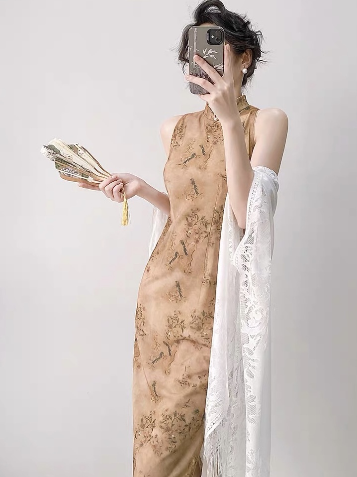 Ci Sheng Sleeveless Cheongsam