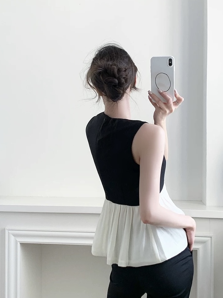 Marlon Color Contrast Blouse