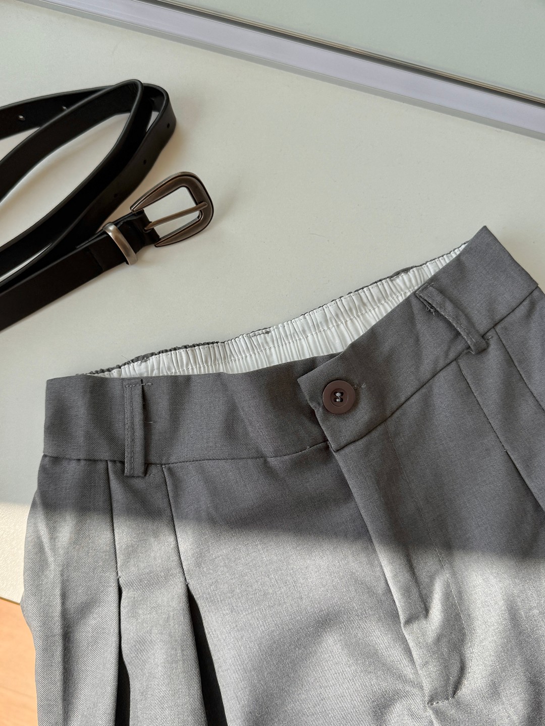 Vasuki High-Waisted Belted Culottes