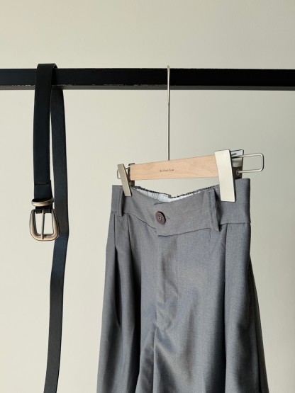 Vasuki High-Waisted Belted Culottes