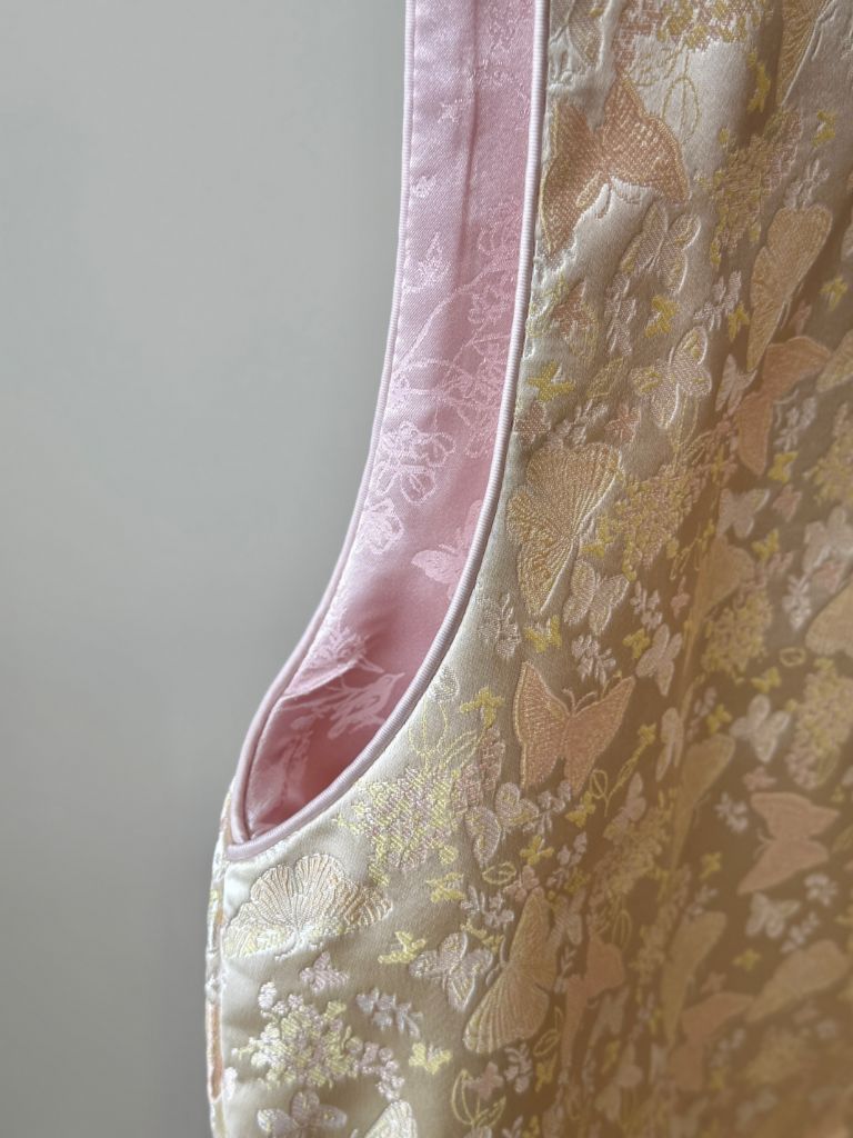 Ling An Two Sided Butterfly Printing Oriental Vest