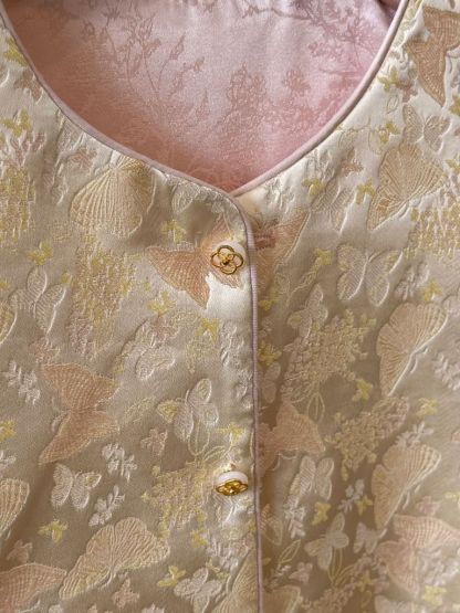 Ling An Two Sided Butterfly Printing Oriental Vest