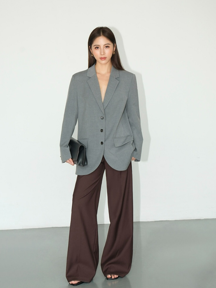 Joziah Straight Cut Pants-The Black Bow-