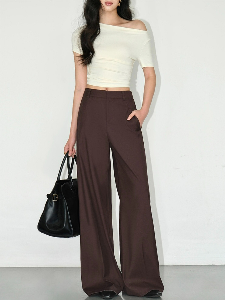 Joziah Straight Cut Pants-The Black Bow-
