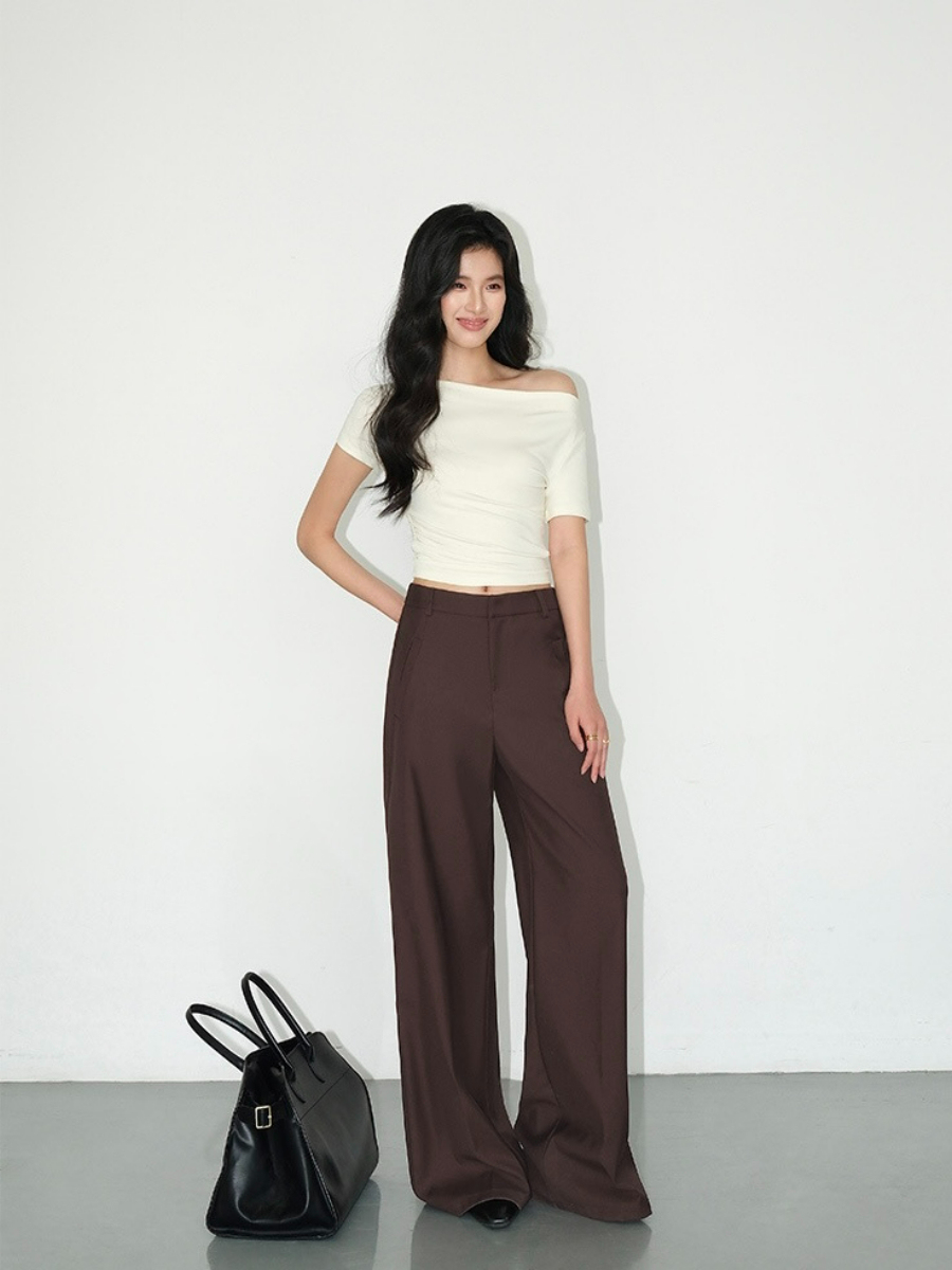 Joziah Straight Cut Pants-The Black Bow-