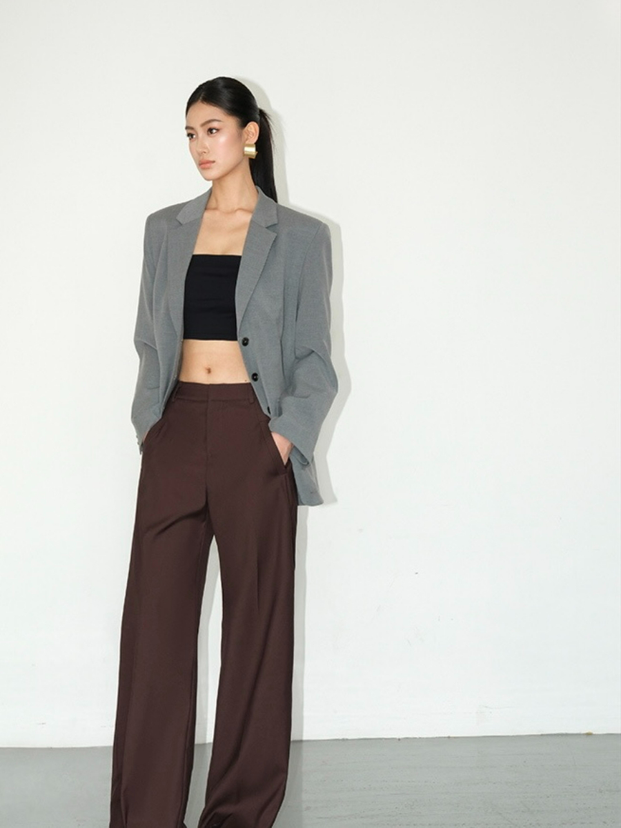 Joziah Straight Cut Pants-The Black Bow-