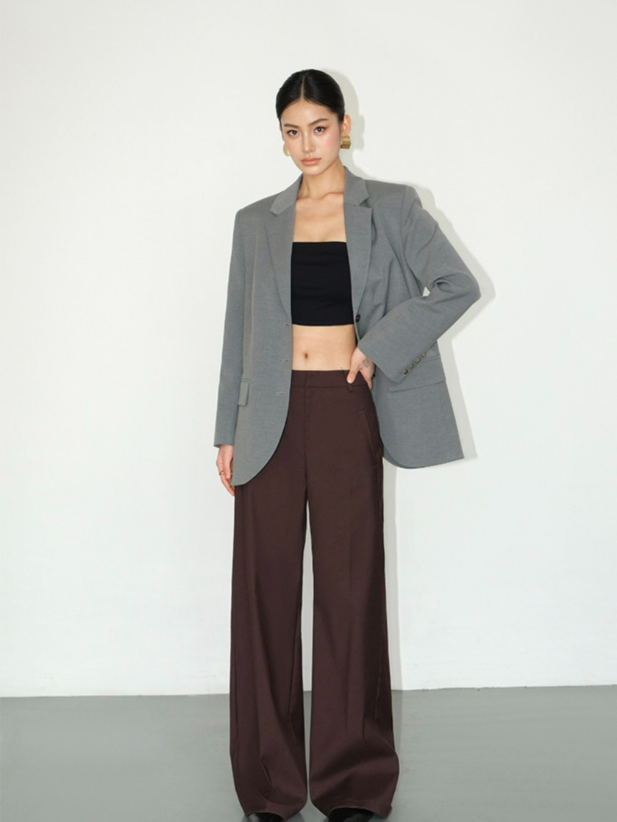 Joziah Straight Cut Pants-The Black Bow-