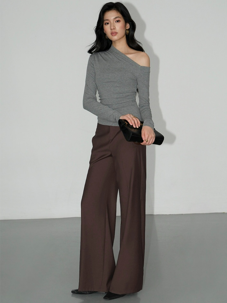 Joziah Straight Cut Pants-The Black Bow-