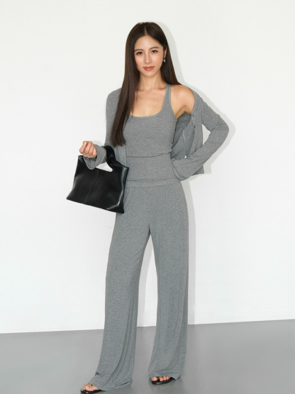 Judson 3 Piece-Singlet, Cardigan & Pants-The Black Bow-