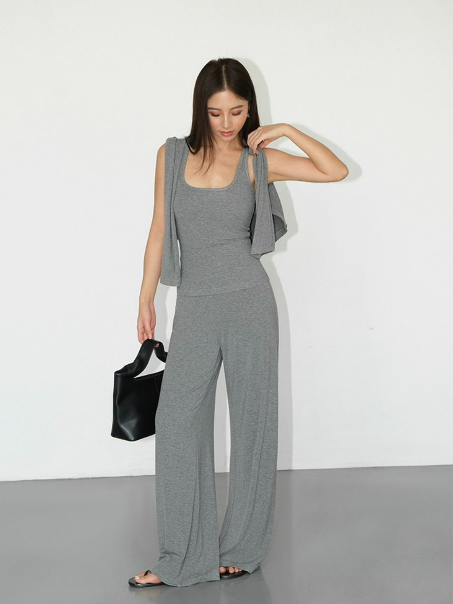 Judson 3 Piece-Singlet, Cardigan & Pants-The Black Bow-