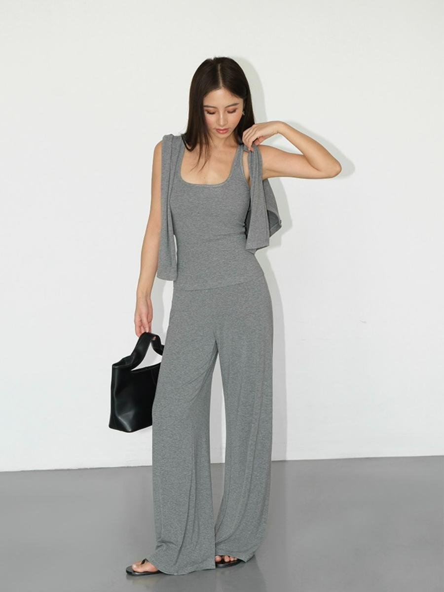 Judson 3 Piece-Singlet, Cardigan & Pants-The Black Bow-