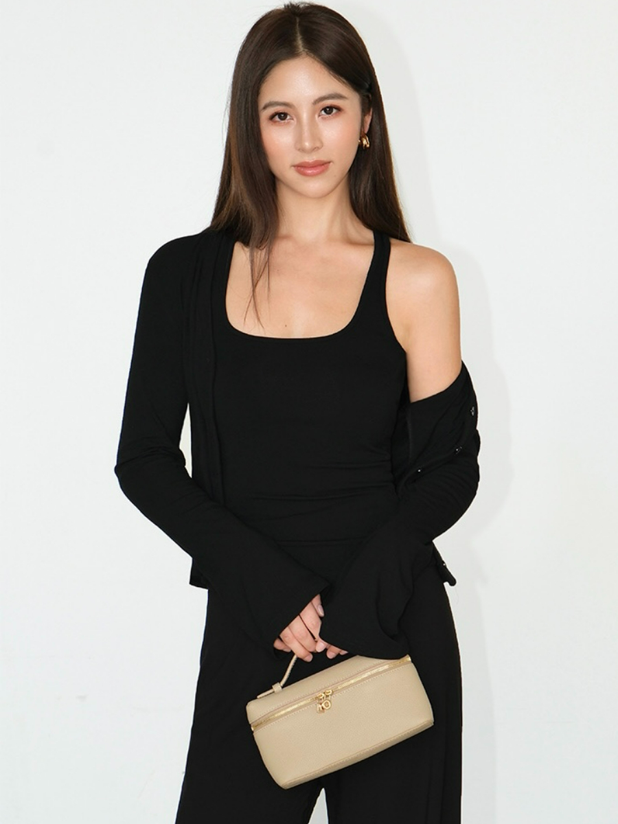 Judson 3 Piece-Singlet, Cardigan & Pants-The Black Bow-
