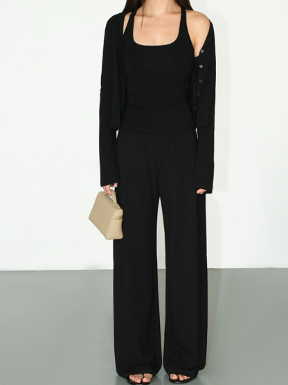 Judson 3 Piece-Singlet, Cardigan & Pants-The Black Bow-