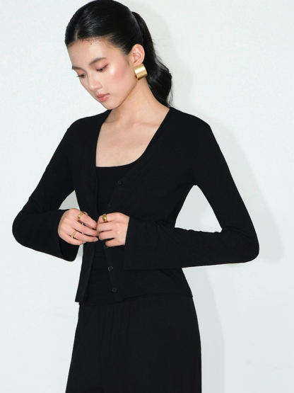 Judson 3 Piece-Singlet, Cardigan & Pants-The Black Bow-