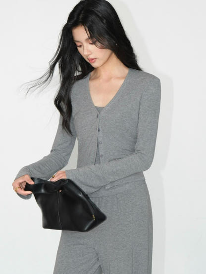 Judson 3 Piece-Singlet, Cardigan & Pants-The Black Bow-