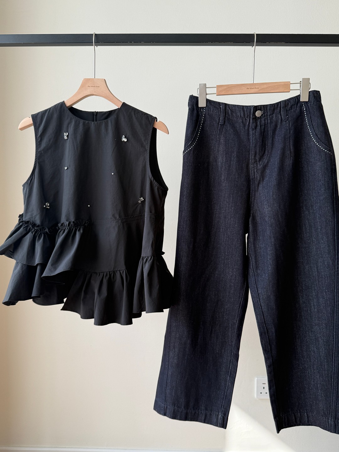 Venona Relaxed Wide-Leg Denim Pants