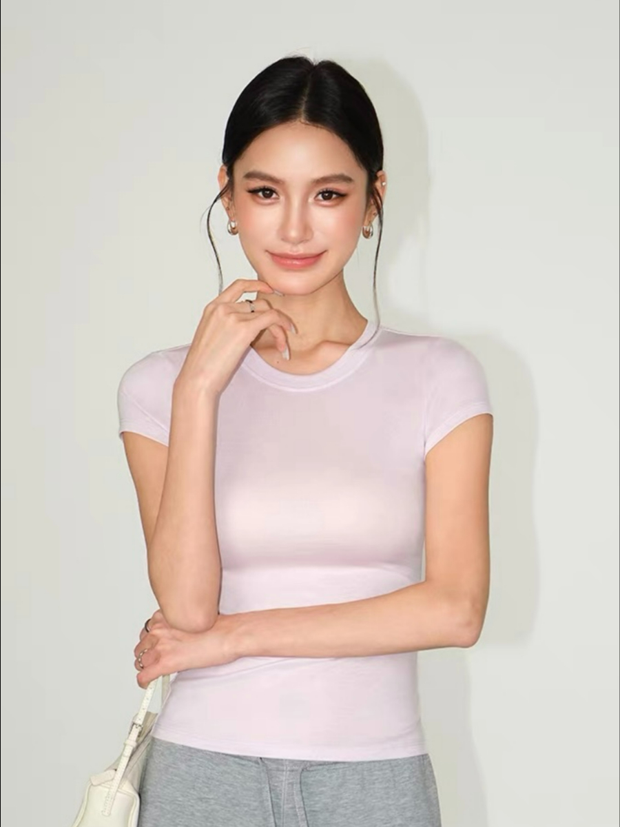 Fiona Crew Neck Fitted Knit Top