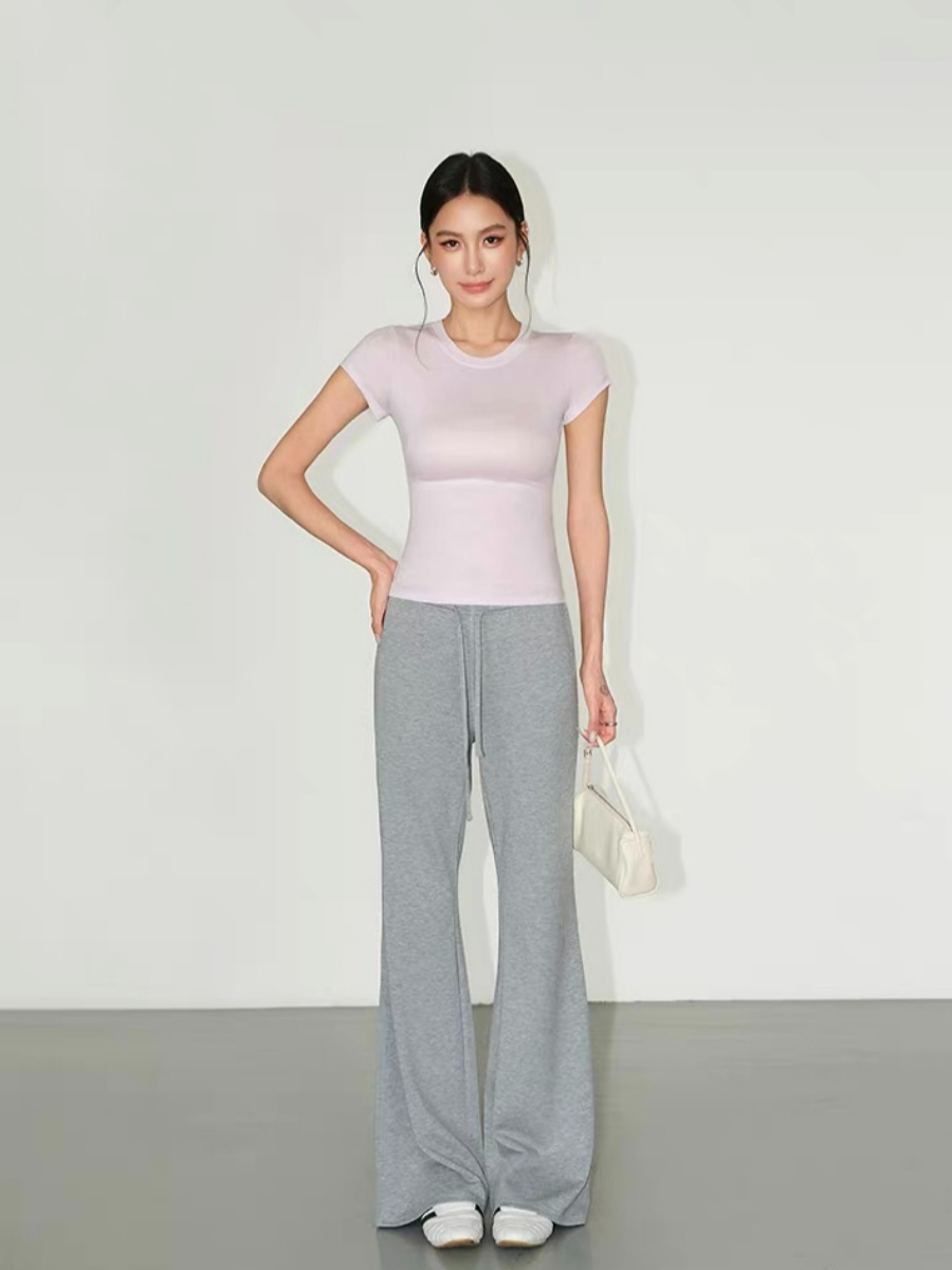 Fiona Crew Neck Fitted Knit Top