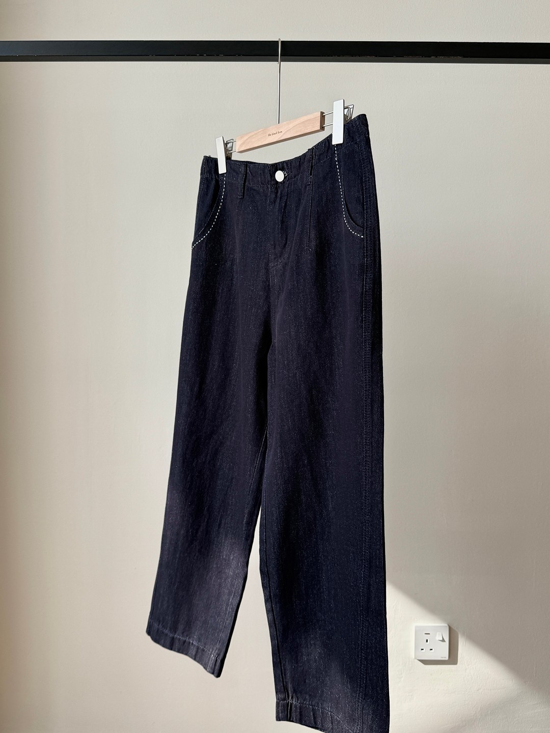 Venona Relaxed Wide-Leg Denim Pants