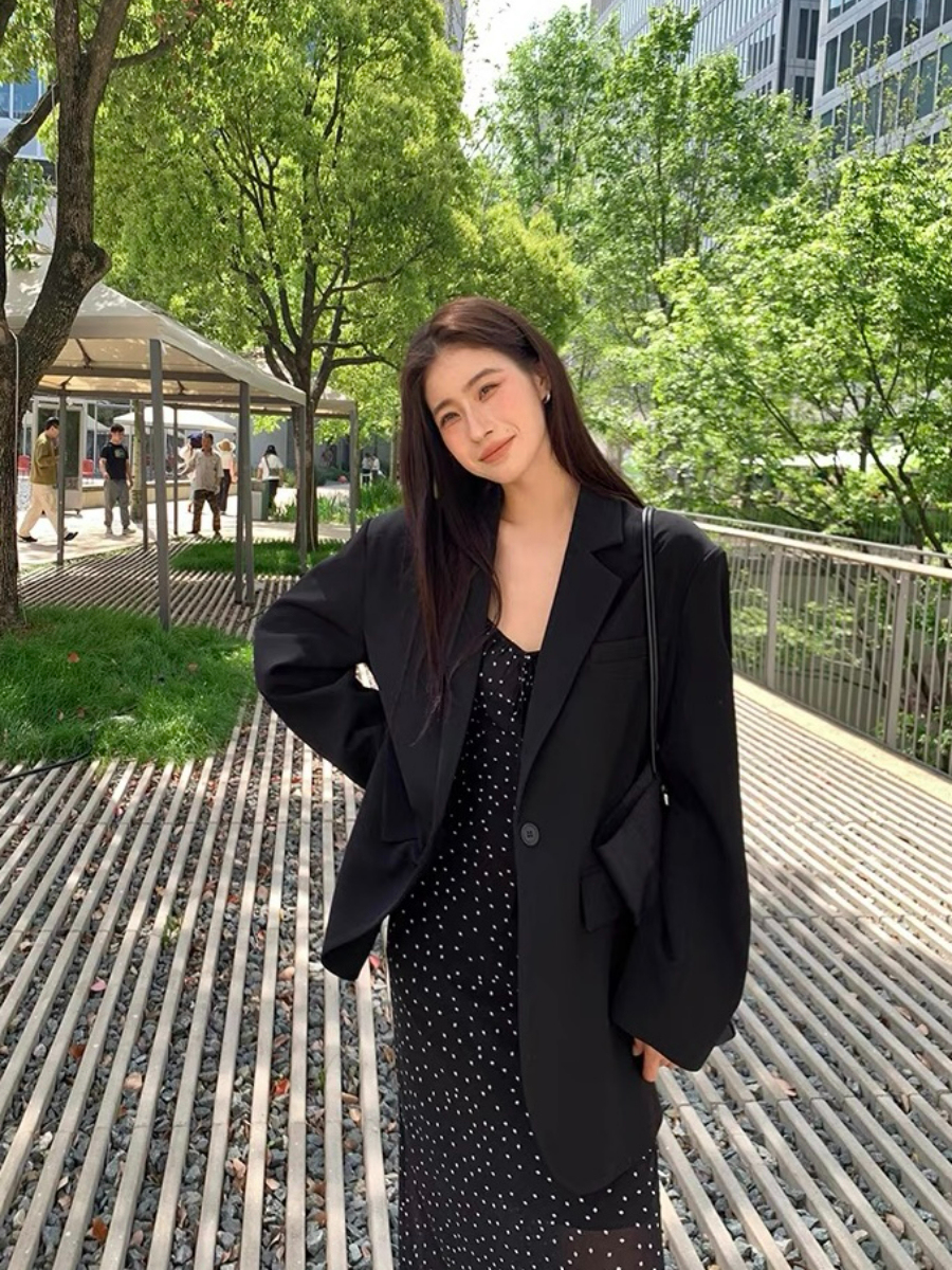 Nordyn Oversized Blazer-The Black Bow-