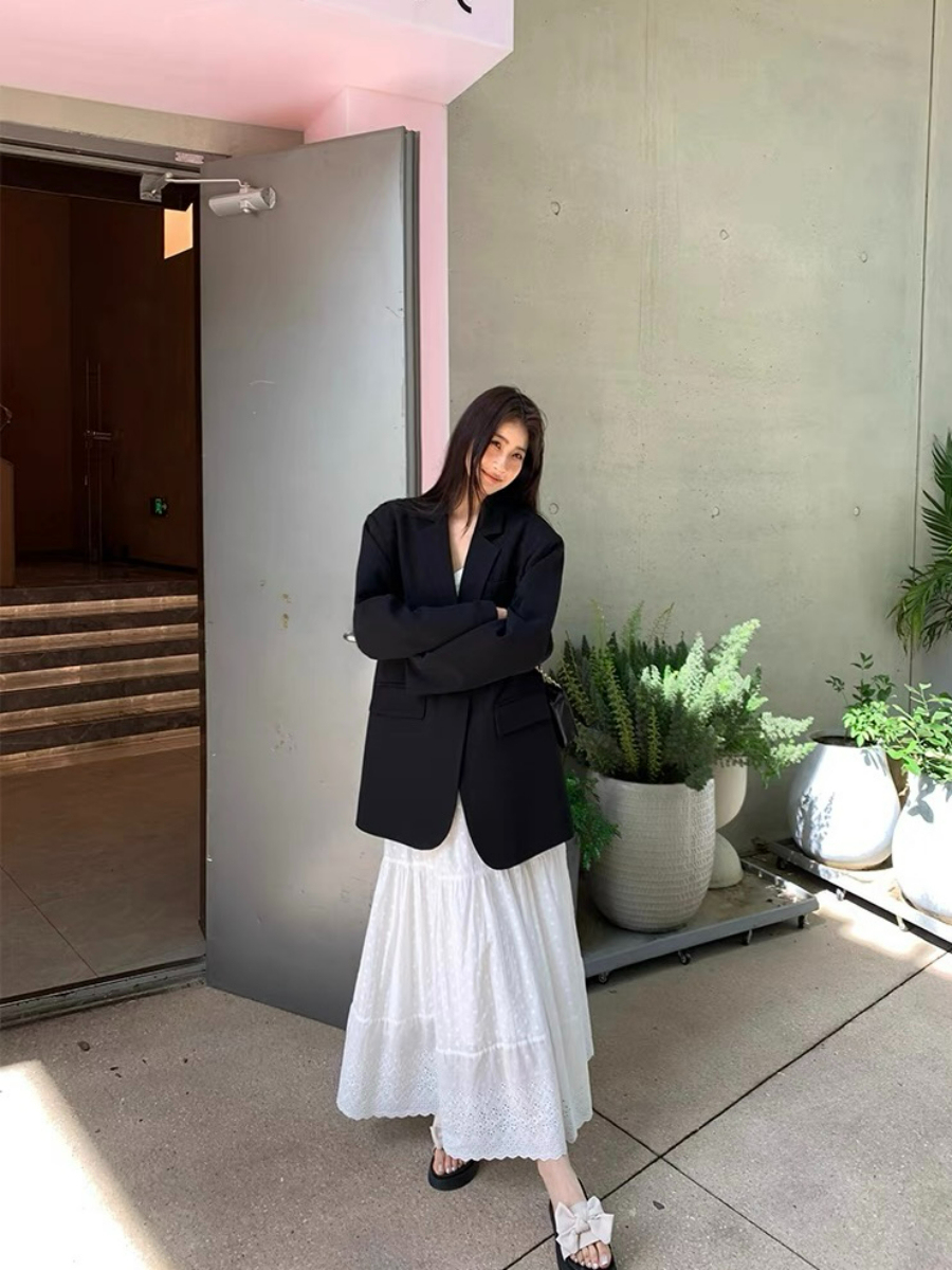 Nordyn Oversized Blazer-The Black Bow-