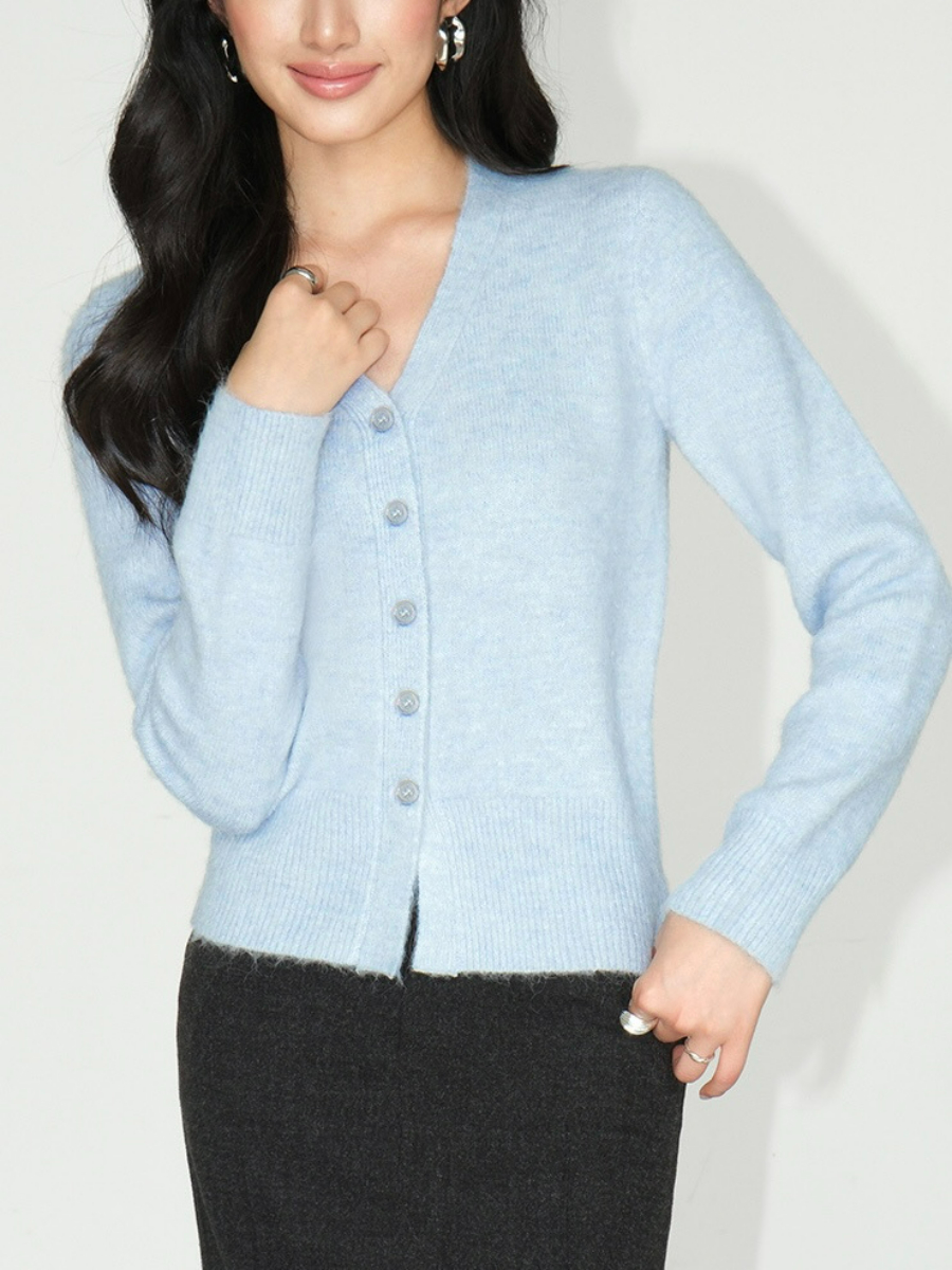 Javon Furry Knit Top-The Black Bow-