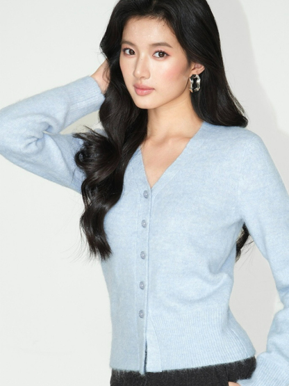 Javon Furry Knit Top-The Black Bow-