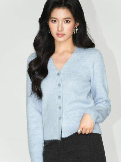 Javon Furry Knit Top-The Black Bow-