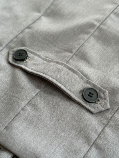 Levi One Shoulder Vest & Pants Set with Scarf