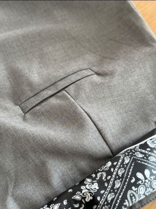 Levi One Shoulder Vest & Pants Set with Scarf