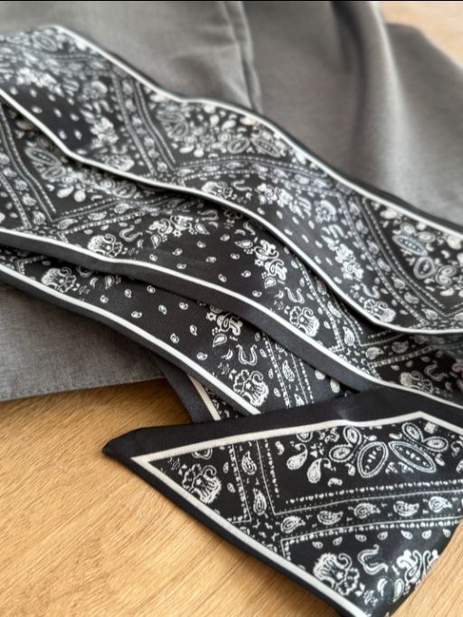 Levi One Shoulder Vest & Pants Set with Scarf