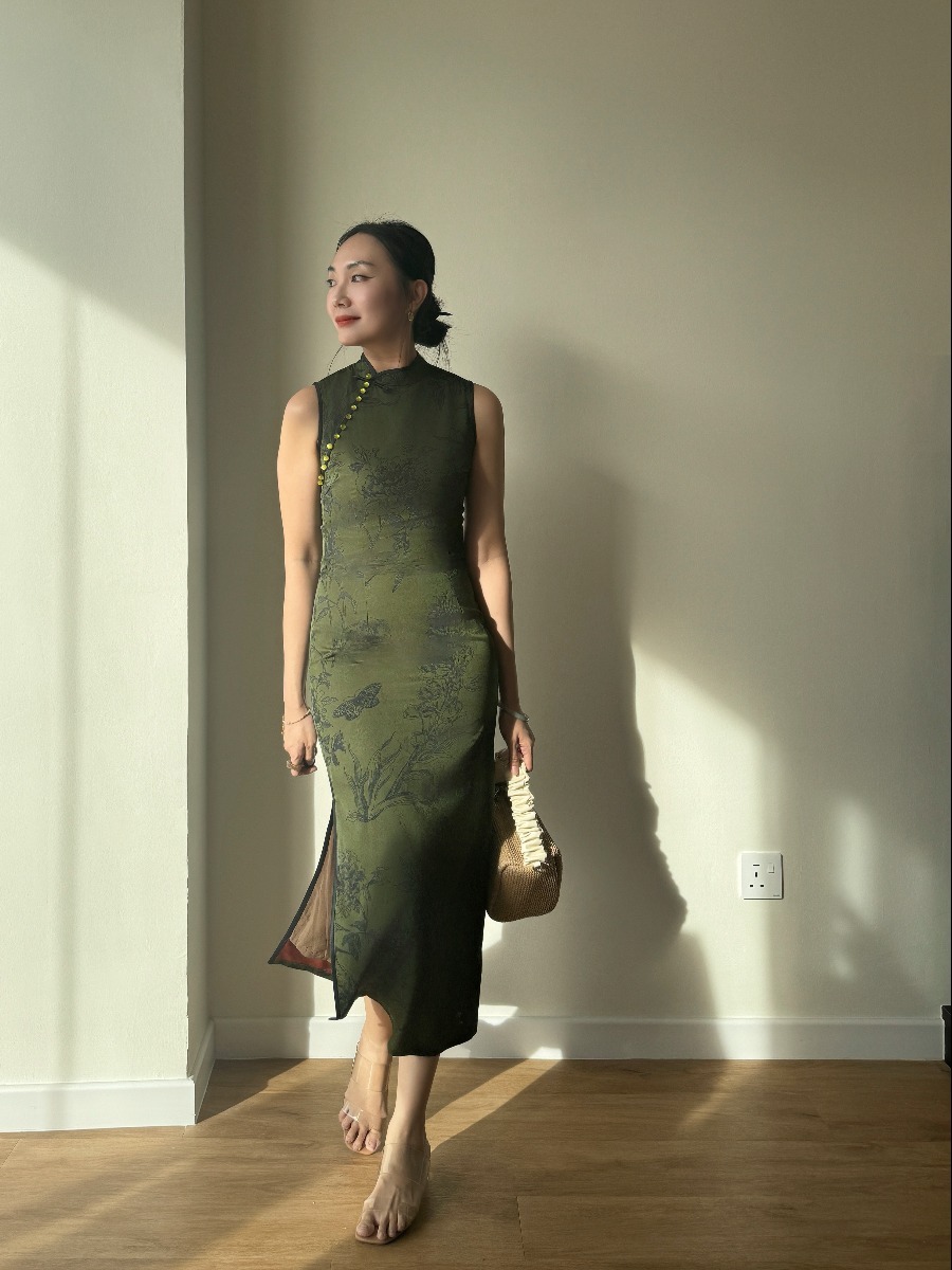 Li Yuan Floral Printing Cheongsam