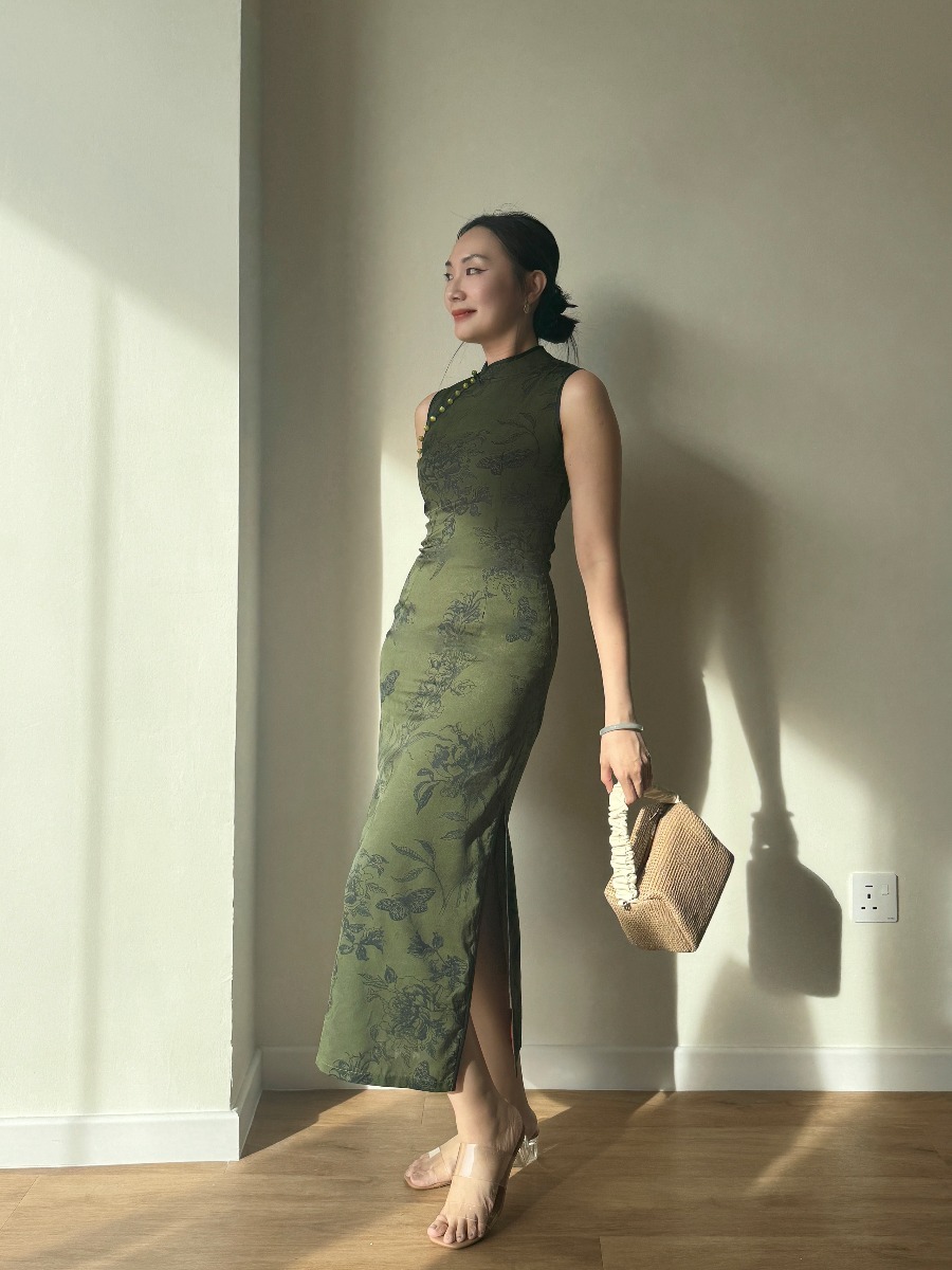 Li Yuan Floral Printing Cheongsam
