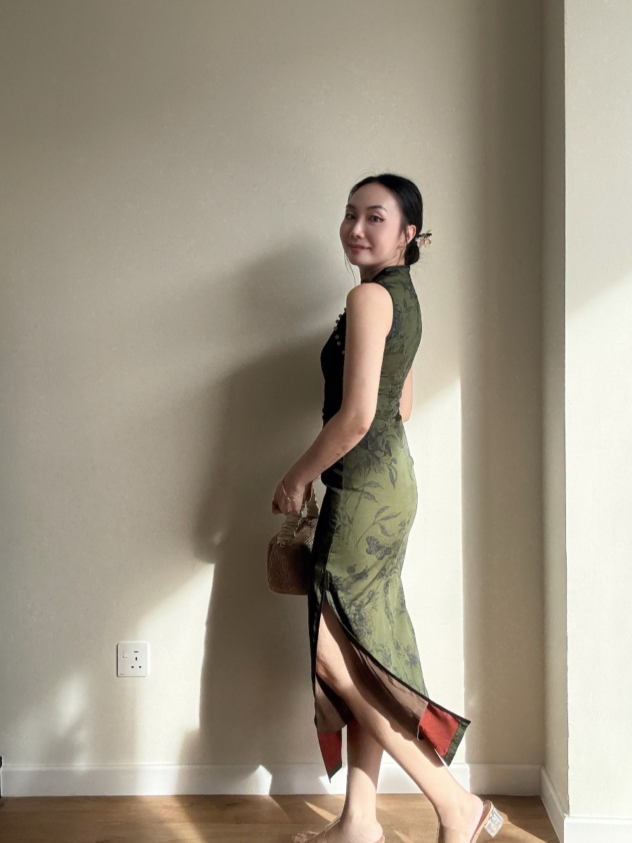 Li Yuan Floral Printing Cheongsam