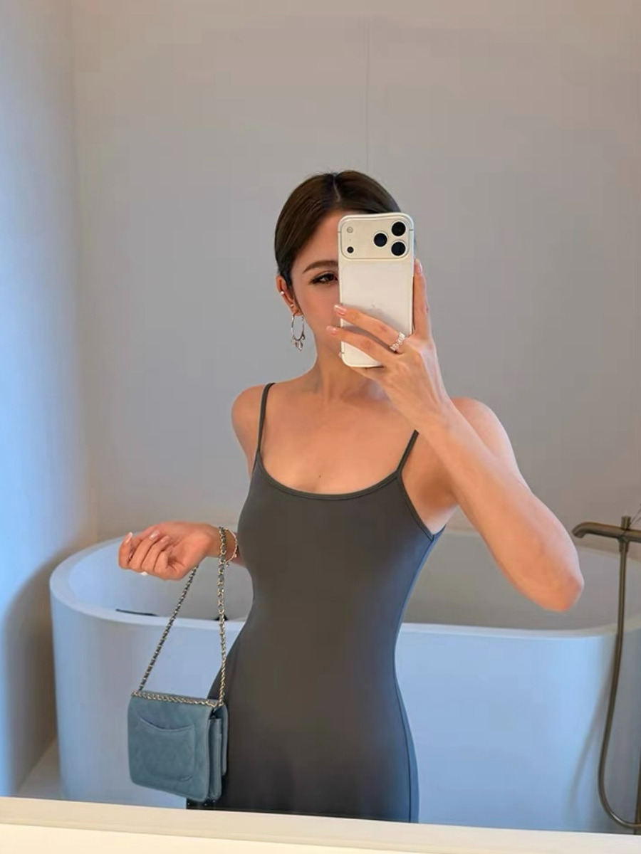 Floella Flare Knit Cami Dress