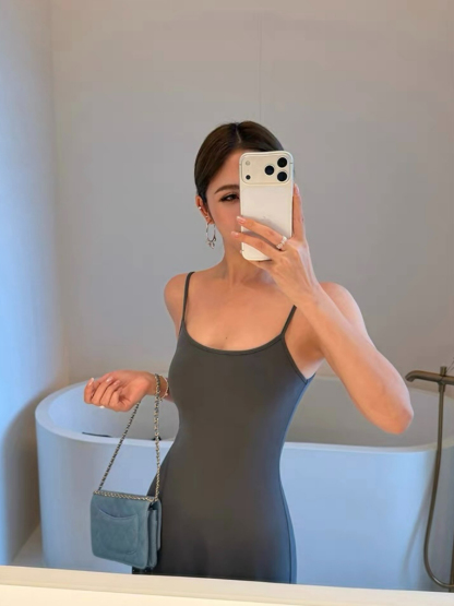 Floella Flare Knit Cami Dress