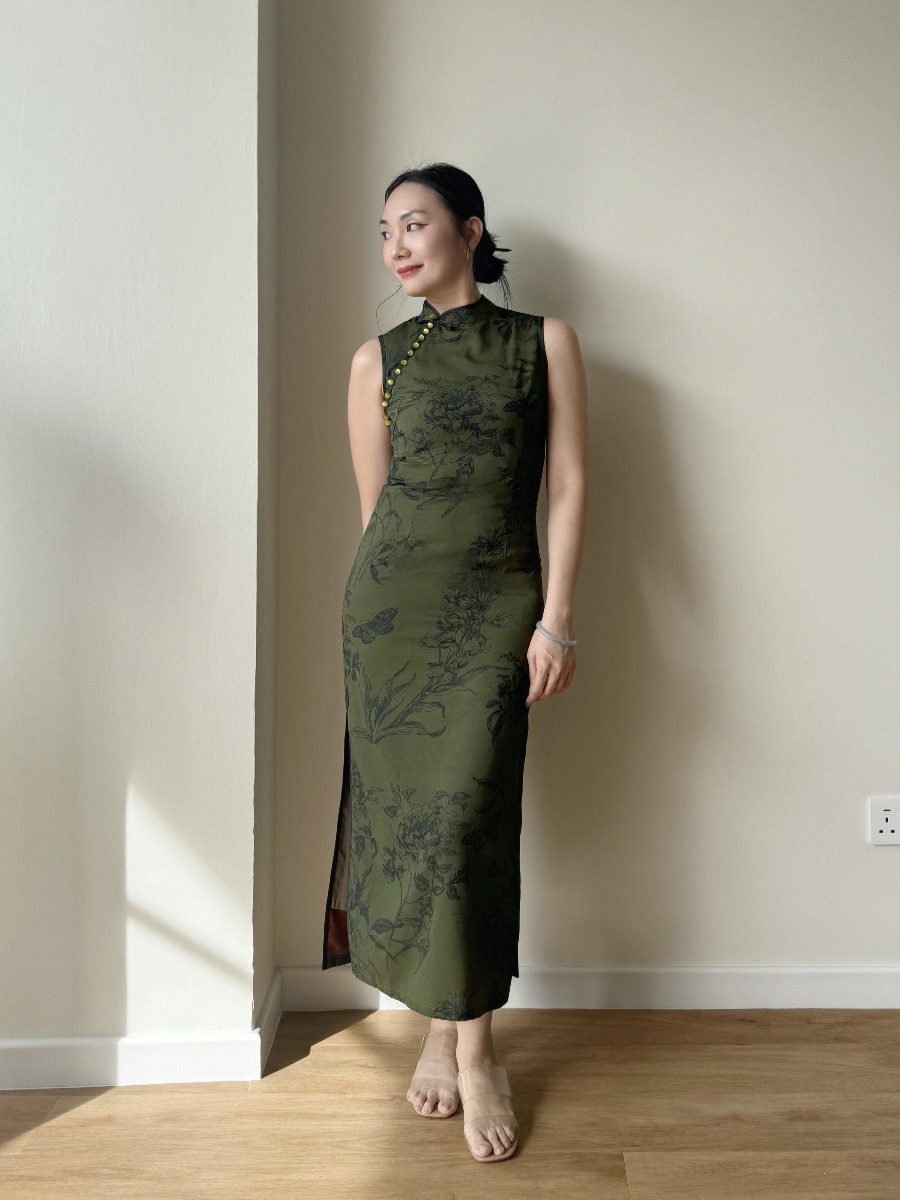 Li Yuan Floral Printing Cheongsam
