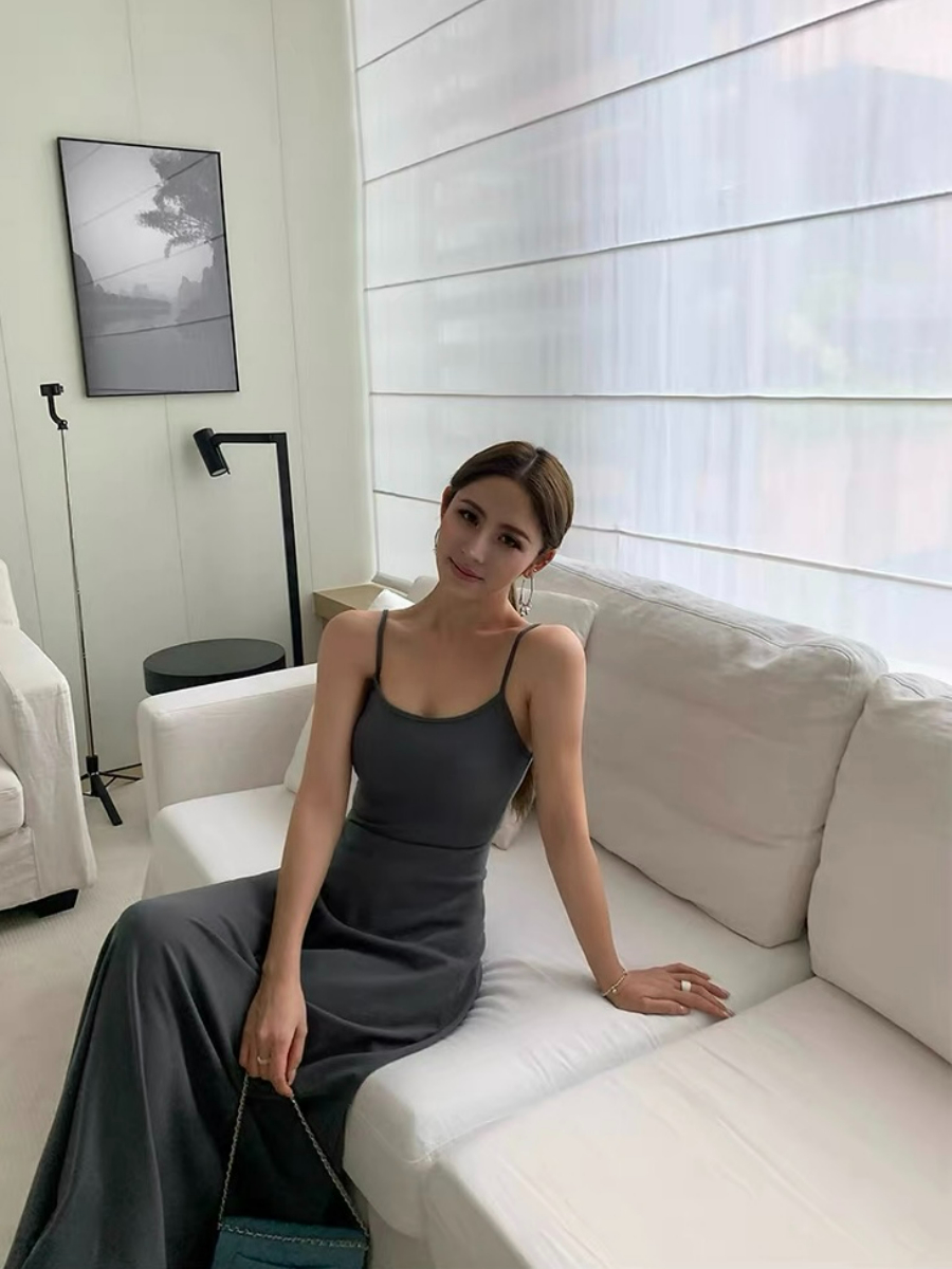 Floella Flare Knit Cami Dress