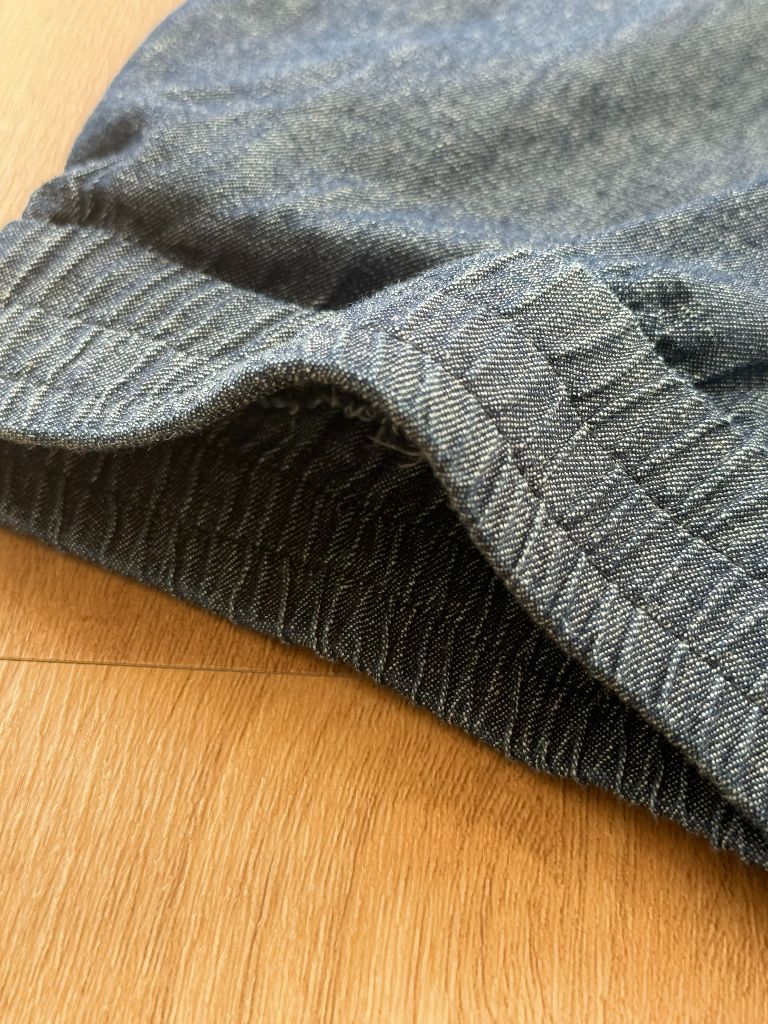 Leonel Denim Top & Shorts Set