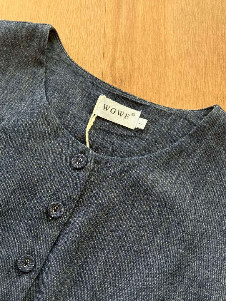 Leonel Denim Top & Shorts Set