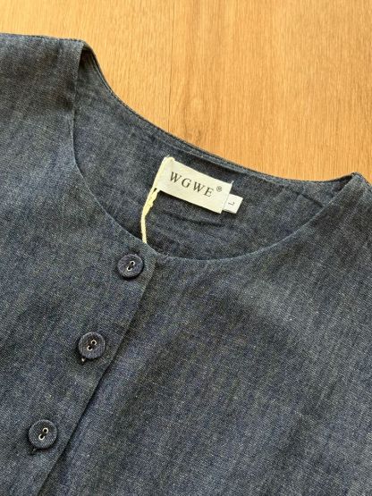 Leonel Denim Top & Shorts Set