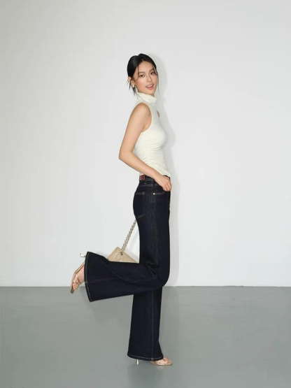 Florys Turtle Neck Sleeveless Top