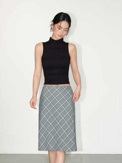 Florys Turtle Neck Sleeveless Top