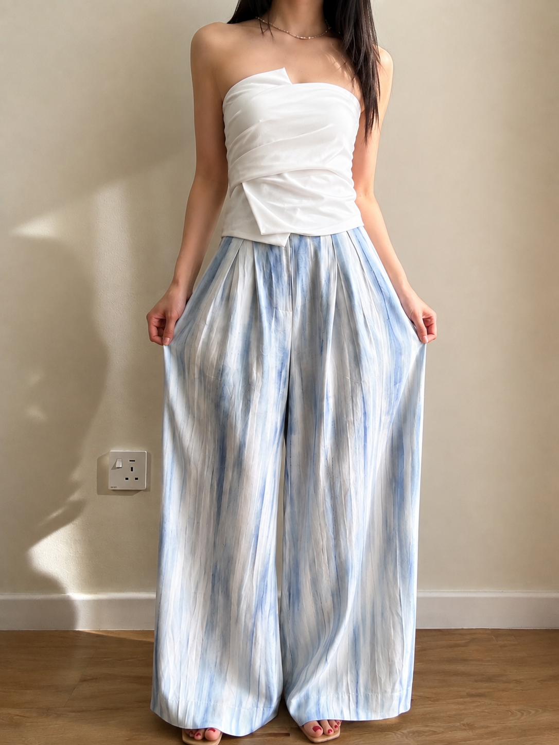 Corall Asymmetric Tube Top