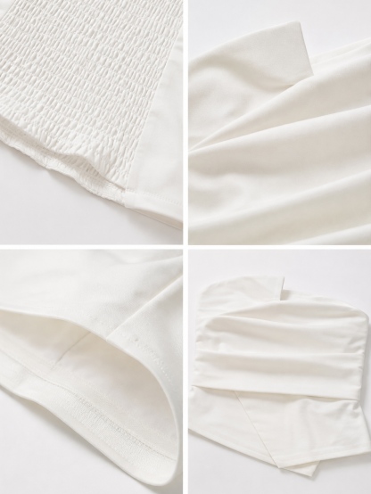 Corall Asymmetric Tube Top