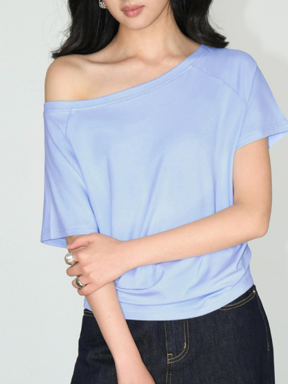 Jodie One Shoulder Knit Top-The Black Bow-