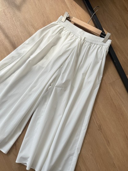 Van Textured Flowy Culottes
